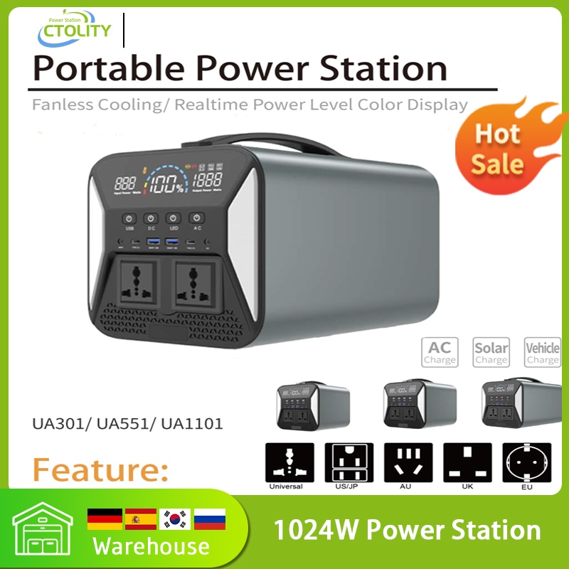 1000W Portable Backup Power Station